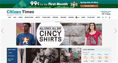 Desktop Screenshot of citizen-times.com